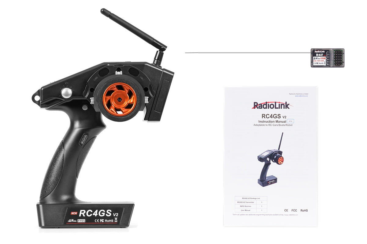 Émetteur RC4GS avec récepteur R6F RadioLink 1RL0100
