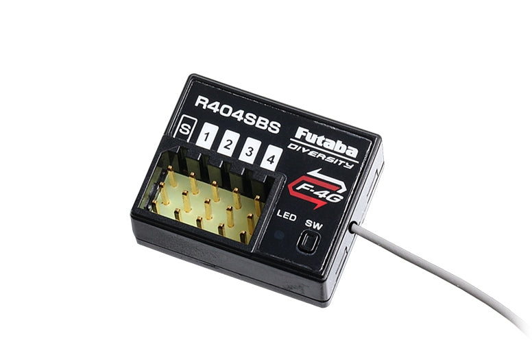 Futaba 10PXR Transmitter + R404SBS Receiver (Telemetry) - with antenna