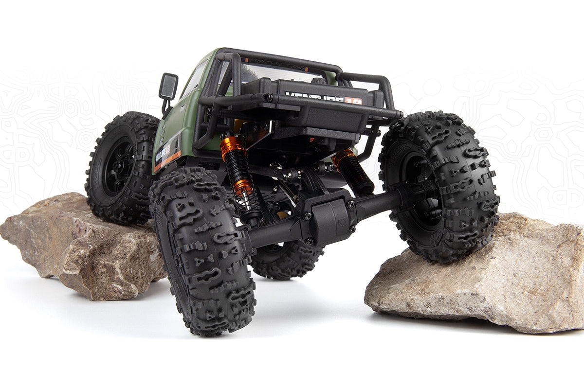 HPI Venture18 CC FLUX 1/18 Competition Scale Crawler RTR | Gunmetal / Military Green