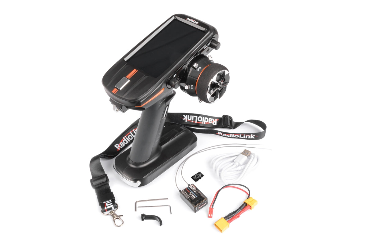 Radiolink RC8X transmitter with R8FG receiver - 8-channel RC set with telemetry &amp; gyro