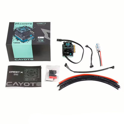 CAYOTE Racing CREST X Fahrtenregler ESC 160A - CREST-X - RCXX - RC Racing Shop | RC Models | Tuning & Spare Parts for Professionals