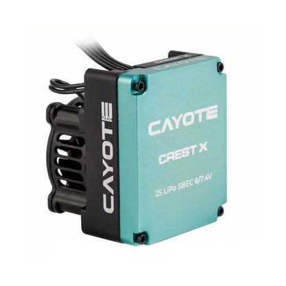 CAYOTE Racing CREST X Fahrtenregler ESC 160A - CREST-X - RCXX - RC Racing Shop | RC Models | Tuning & Spare Parts for Professionals