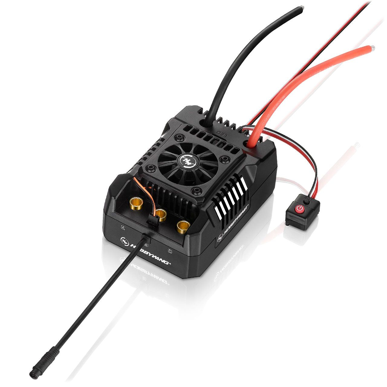 Contrôleur de vitesse électronique Hobbywing Ezrun MAX4-HV avec capteur 300 A, compatible avec batteries LiPo 6-12S