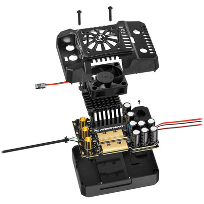 Contrôleur de vitesse électronique Hobbywing Ezrun MAX4-HV avec capteur 300 A, compatible avec batteries LiPo 6-12S