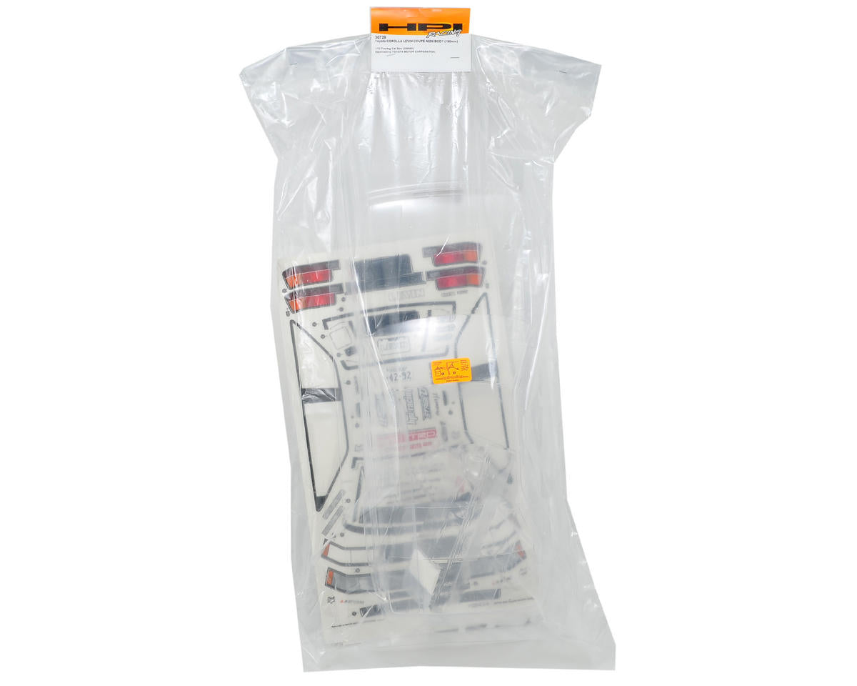 HPI Toyota Corolla Levin Coupe AE86 Body (Clear) (190mm)