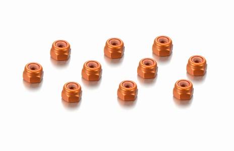 Hudy Alu Nut M3 orange (10) - 296530-O - RCXX - RC Racing Shop | RC Models | Tuning & Spare Parts for Professionals