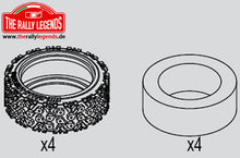 Rally Legends Rally Tires Set (4) - RCXX - RC Racing Shop | RC Models | Tuning & Spare Parts for Professionals