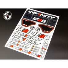 Infinity IFB8 DECAL SHEET (BLACK) - M147BK - RCXX - RC Racing Shop | RC Models | Tuning & Spare Parts for Professionals