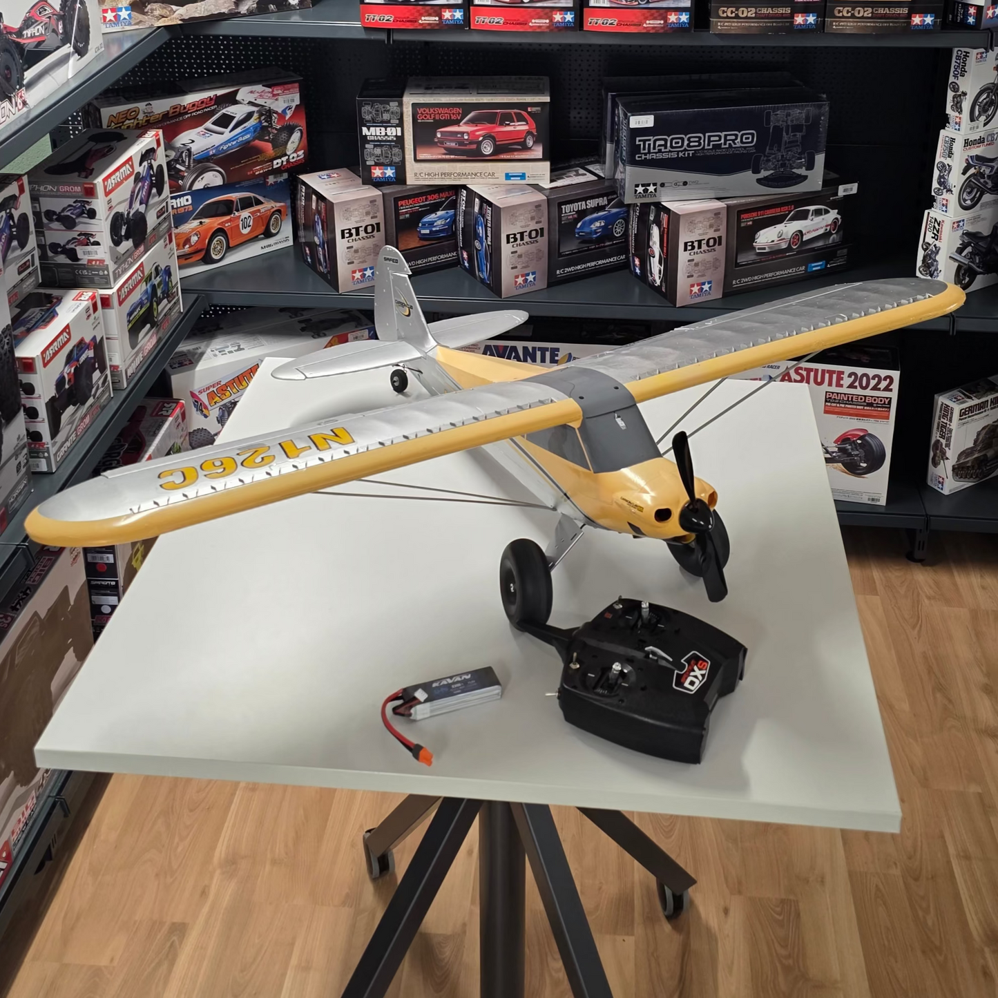 PRE OWNED Carbon Cub S 2 1.3m RTF Basic + Kavan Li-Po 2200 mAh 3s