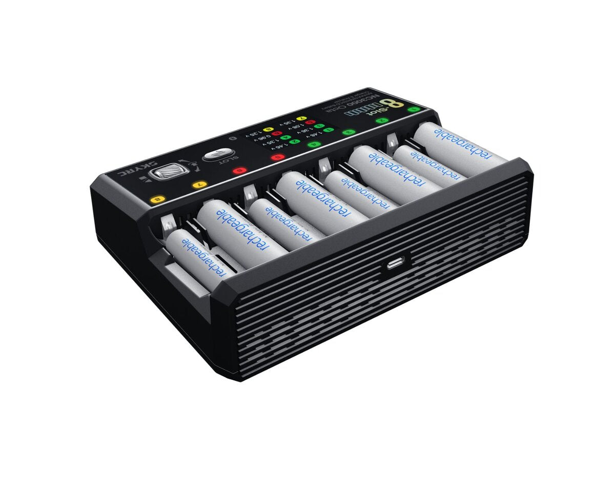 SkyRC NC3000 Octa Charger – 8-Slot AA/AAA Charger & Analyzer