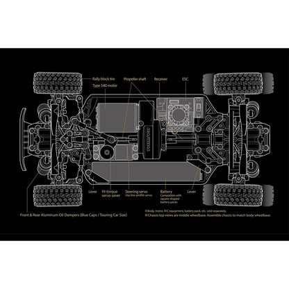 Tamiya 1/10 R/C XM-01 Pro Chassis Kit - 58738 - RCXX - RC Racing Shop | RC Models | Tuning & Spare Parts for Professionals