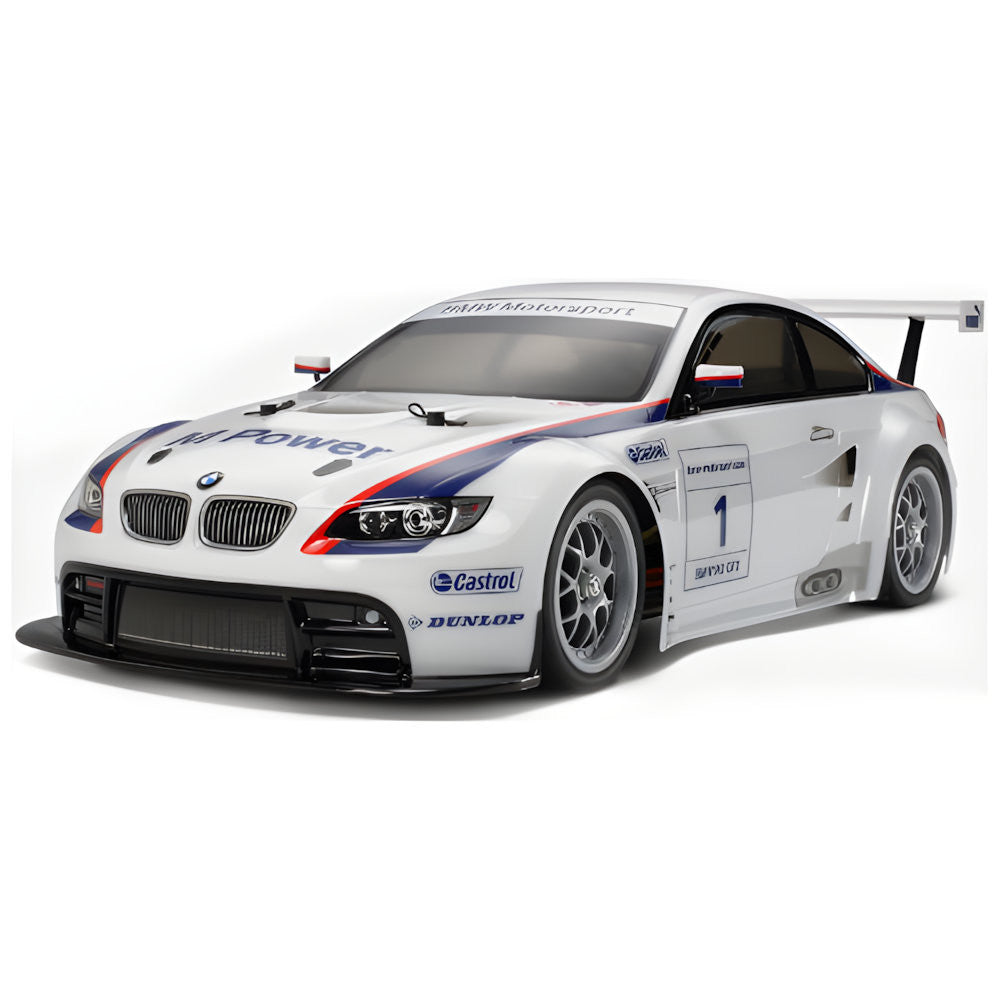 Tamiya 1/10 BMW M3 GT2 2009 (TT-01E) – Bausatz mit LED-Lichtsystem - 58449