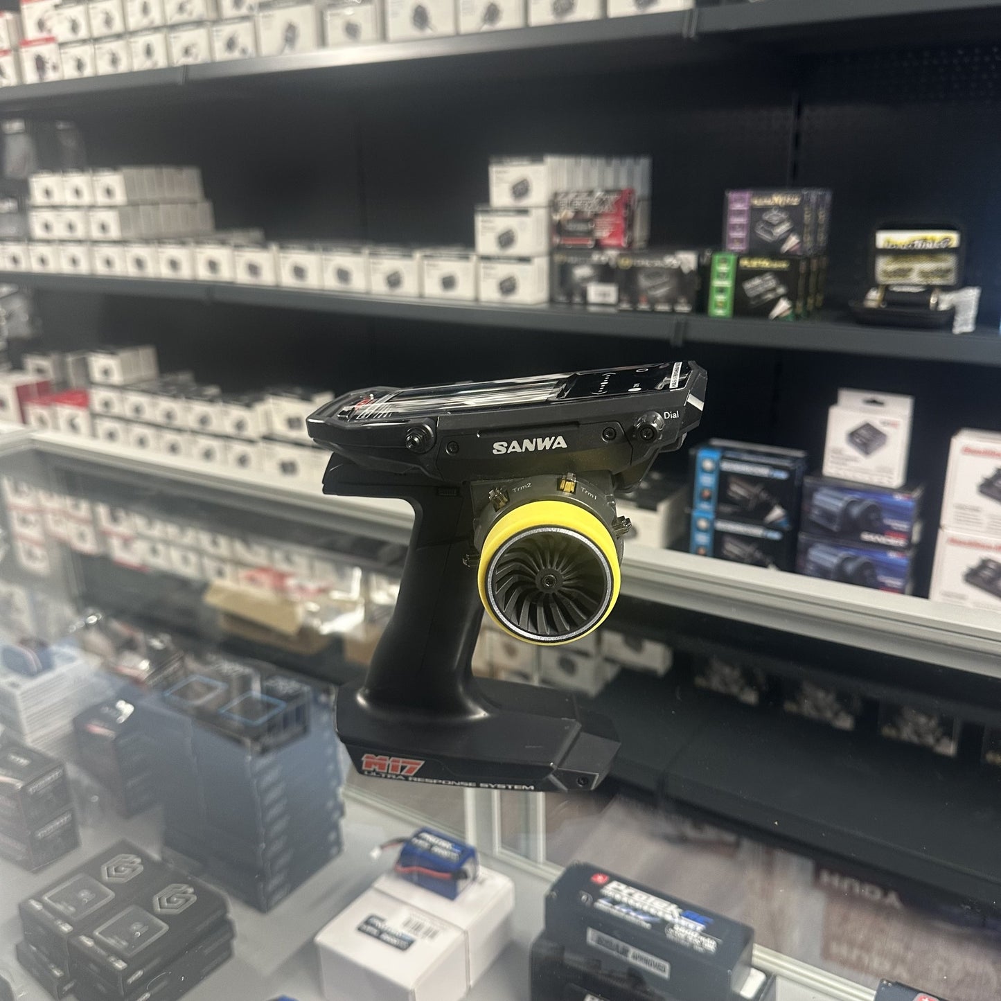 Radio Sanwa M17 d'occasion + 1 récepteur RX-493i