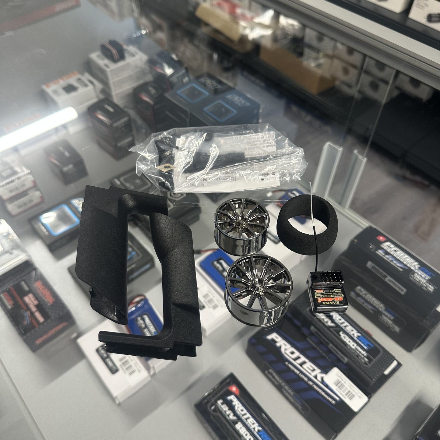 Radio Sanwa M17 d'occasion + 1 récepteur RX-493i