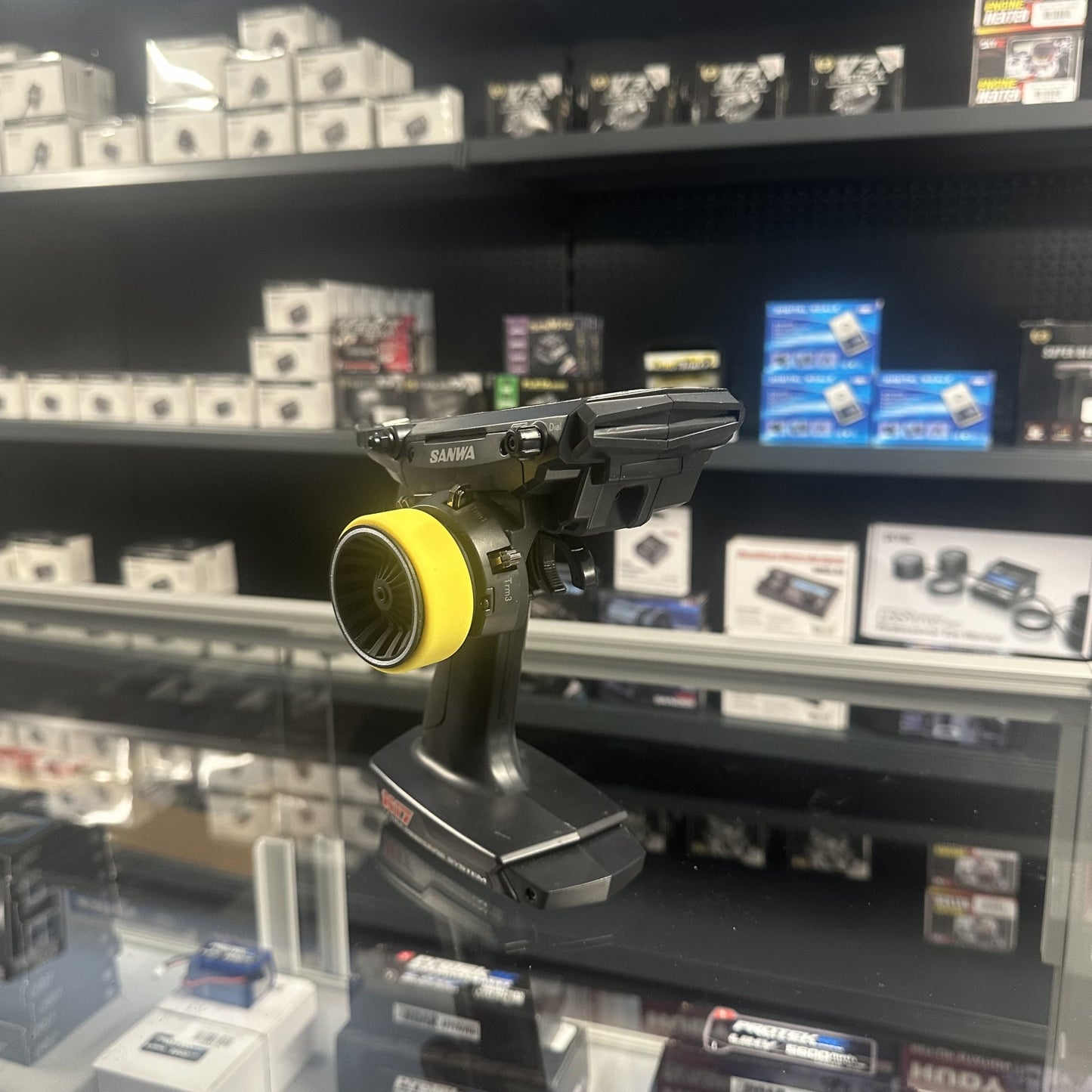 Radio Sanwa M17 d'occasion + 1 récepteur RX-493i