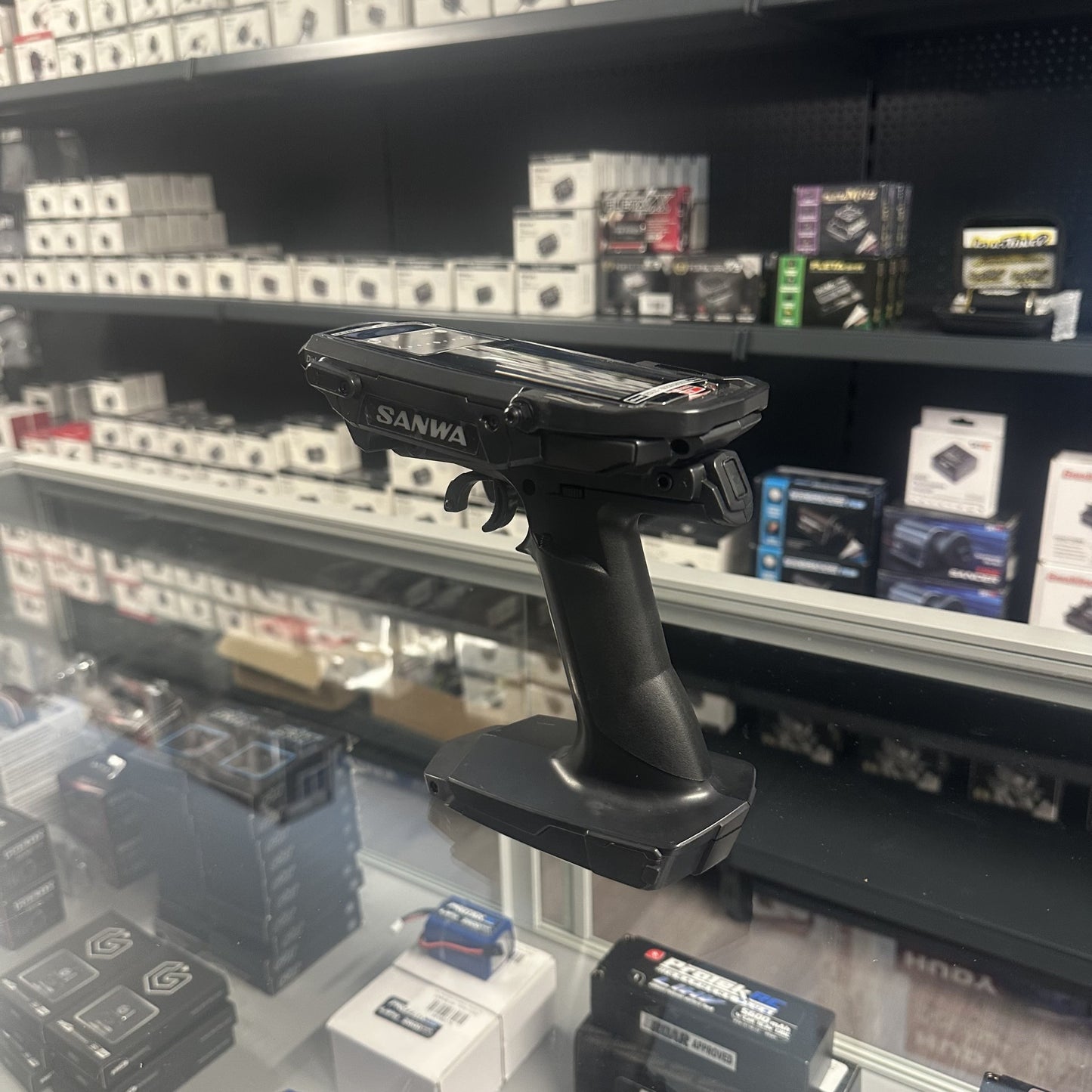 Radio Sanwa M17 d'occasion + 1 récepteur RX-493i