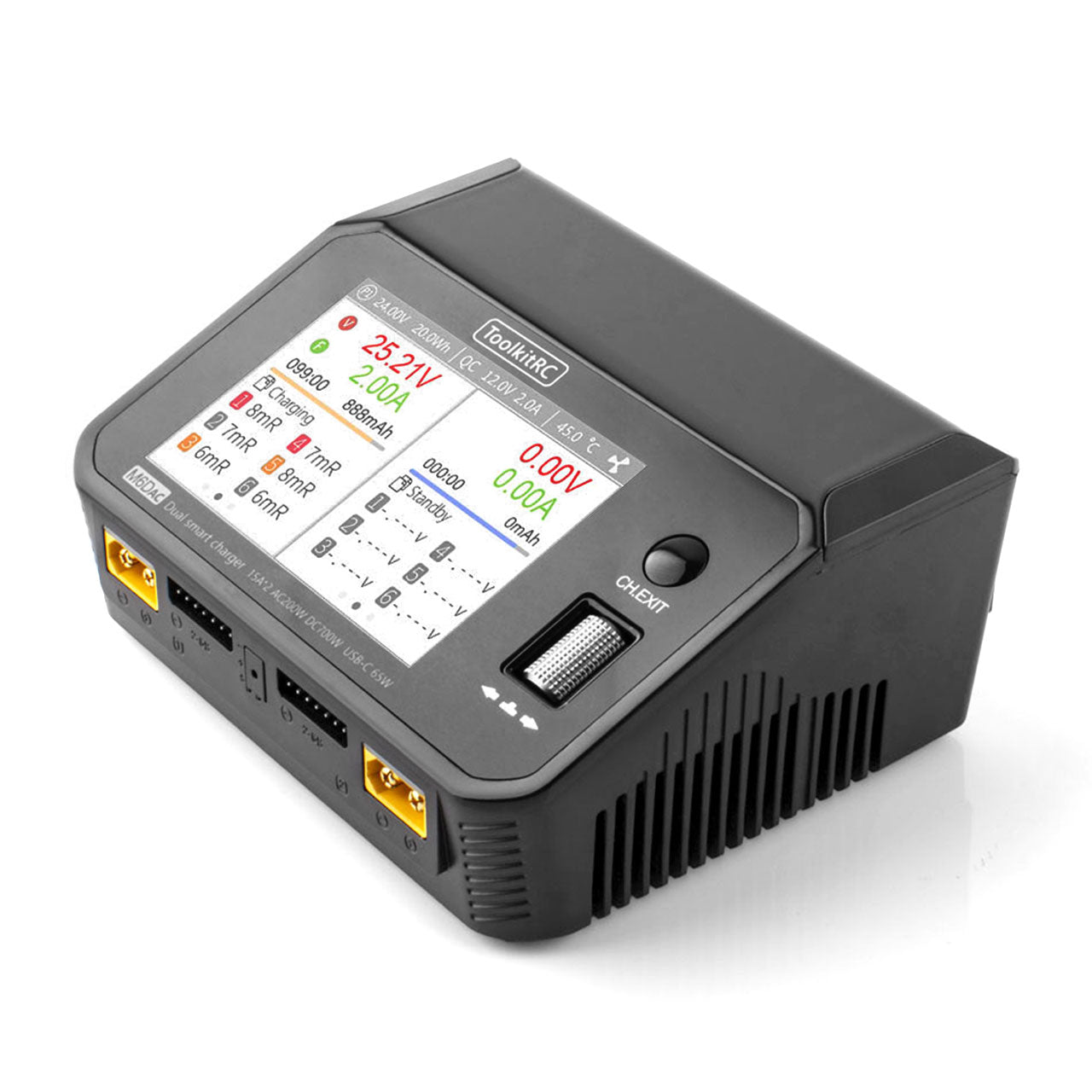 ToolkitRC M6DAC LiPo 1-6S 15A 2 Kanal Ladegerät AC/DC - TK11500 - RCXX - RC Racing Shop | RC Models | Tuning & Spare Parts for Professionals