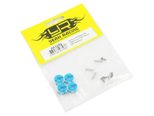 Aluminum Hex Adapter Set 12x6mm For 1/10 RC Touring Drift Crawler Blue