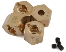 Adaptateur hexagonal en laiton, déport de 9 mm, 7,8 g l'unité, pour roues hexagonales de 12 mm, lot de 4 - WA-038