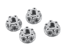 4mm Aluminium Wheel Flange Lock Nut 4pcs For RC Car Silver